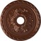 Ekena Millwork Palmetto Ceiling Medallion (Fits Canopies up to 5"), 20 7/8"OD x 3 5/8"ID x 1 5/8"P, Copper Penny CM20PMCPS - alternate 1